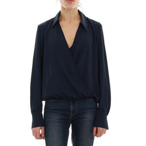 CAMICIA INCROCIATA BLU